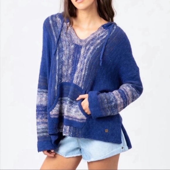 🔆RIP CURL🔆HEAT WAVE SWEATER PONCHO SWEATER - Picture 6 of 12